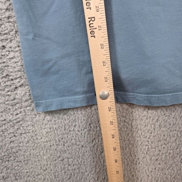 The Frye Company Activewear Men's Blue 3 Button Henley Tshirt Size S - Picture 8 of 10